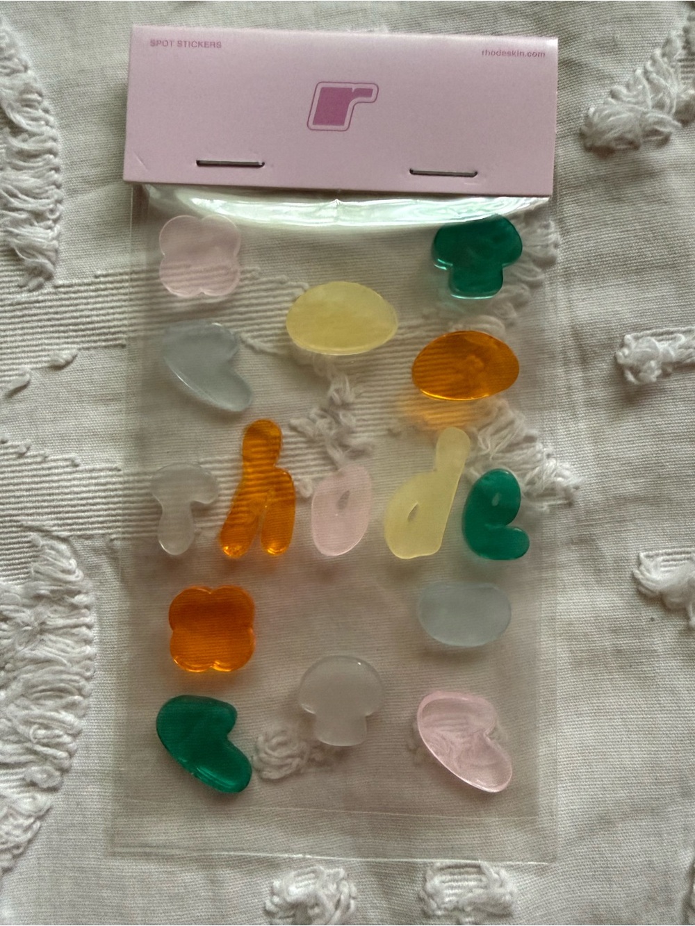 Rhode gel Stickers - Pink, Green, Orange, Yellow, Clear